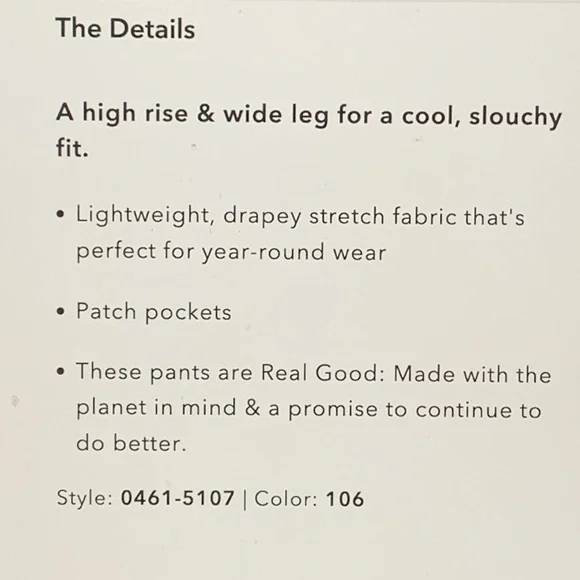 AE Dreamy Drape Woven Super High Waisted baggy wide Leg Pant - Picture 10 of 10